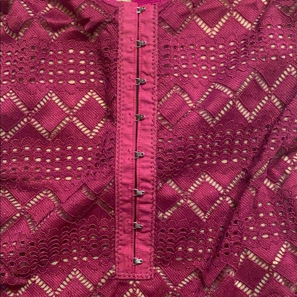 Free People Thank You Never magenta bodysuit - Picture 5 of 8